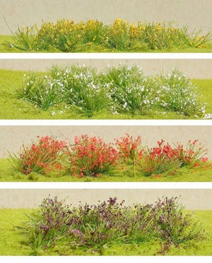 FREON KW57B Flowers white - Kwiaty kolor biały 5/7mm