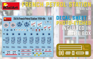 MiniArt 35616 FRENCH PETROL STATION 1930-40S 1/35 – zdjęcie 2