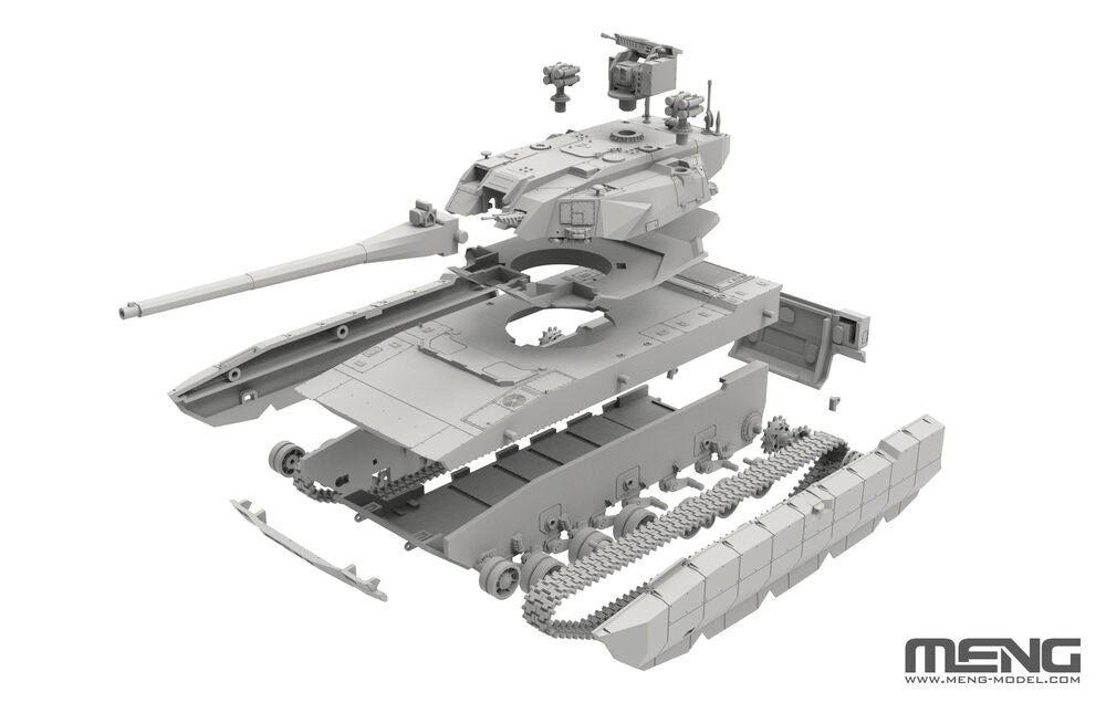 Meng 72-021 Chinese MBT ZTZ100 1/72 – Bild 4