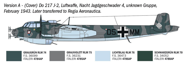 Italeri 91266 Dornier Do-217 J-1 / J-2 Nachtjaeger 1/72 – Bild 6