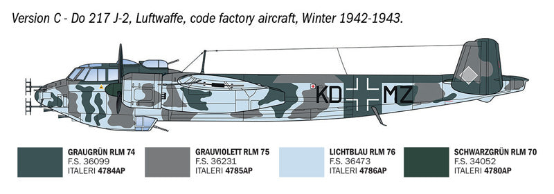 Italeri 91266 Dornier Do-217 J-1 / J-2 Nachtjaeger 1/72 – Bild 8