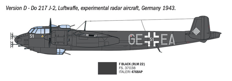 Italeri 91266 Dornier Do-217 J-1 / J-2 Nachtjaeger 1/72 – Bild 9
