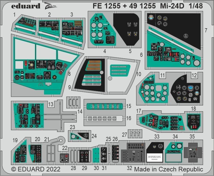 Eduard BIG49323 Mi-24D TRUMPETER 1/48 – imagen 3