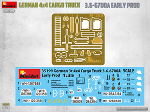 MiniArt 35199 German 3t 4x4 Cargo Truck 3.6-6700A 1/35 – Bild 5