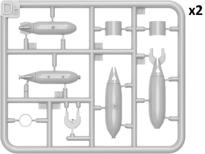 MiniArt 50002 RAF Bomb Trolleys Type C Mk. II 1/48 – Bild 6