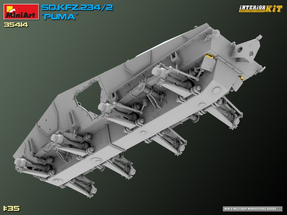MiniArt 35414 Sd.Kfz. 234/2 PUMA. INTERIOR KIT 1/35 – Bild 21