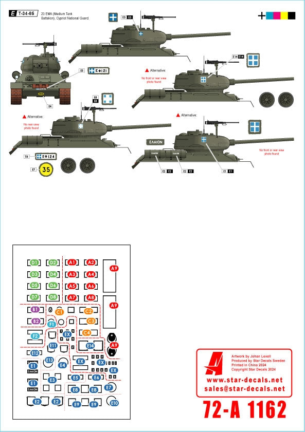 Star Decals 72-A1162 Cyprus 74 Turkish invasion of Cyprus in 1974 1/72 – image 2