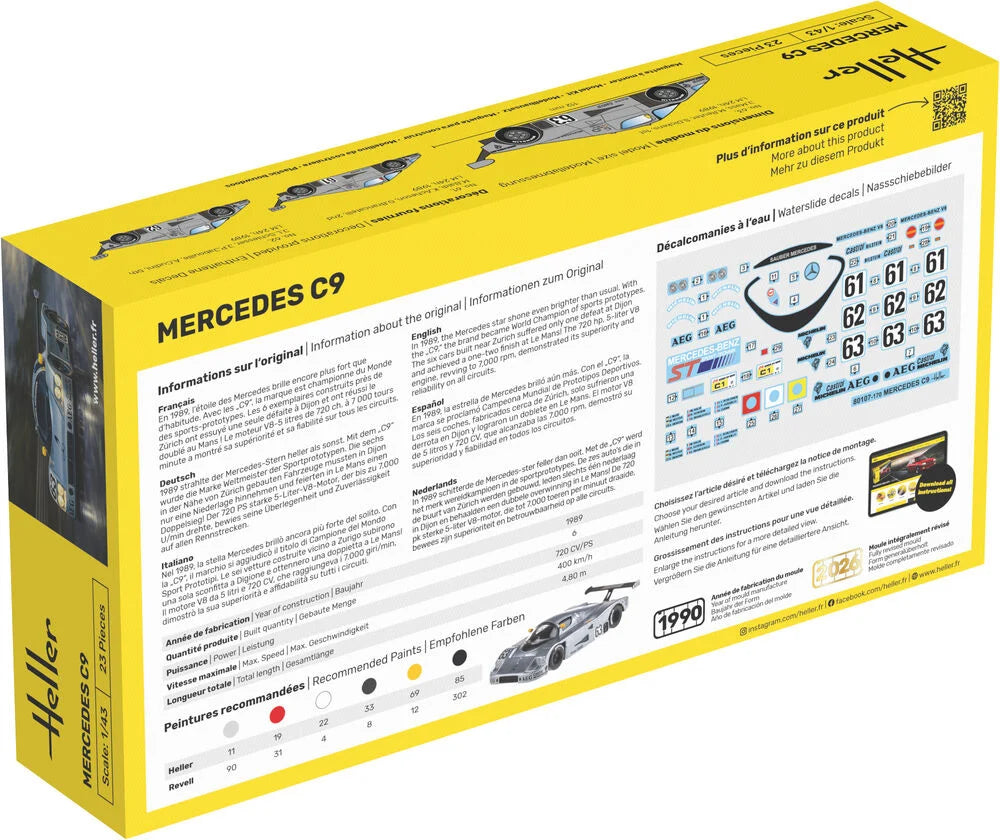 Heller 80107 Mercedes C9 1/43 – zdjęcie 4