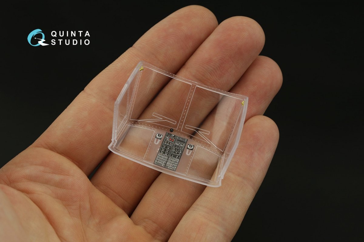 Quinta Studio QDS-48286 UH-1C 3D-Printed &amp;amp; coloured Interior on decal paper (HobbyBoss)(Small version) 1/48 – Bild 5