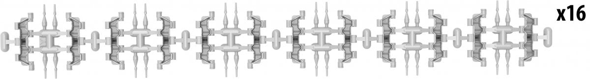 MiniArt 37050 T-55 RMSh WORKABLE TRACK LINKS. EARLY TYPE 1/35 – Bild 3