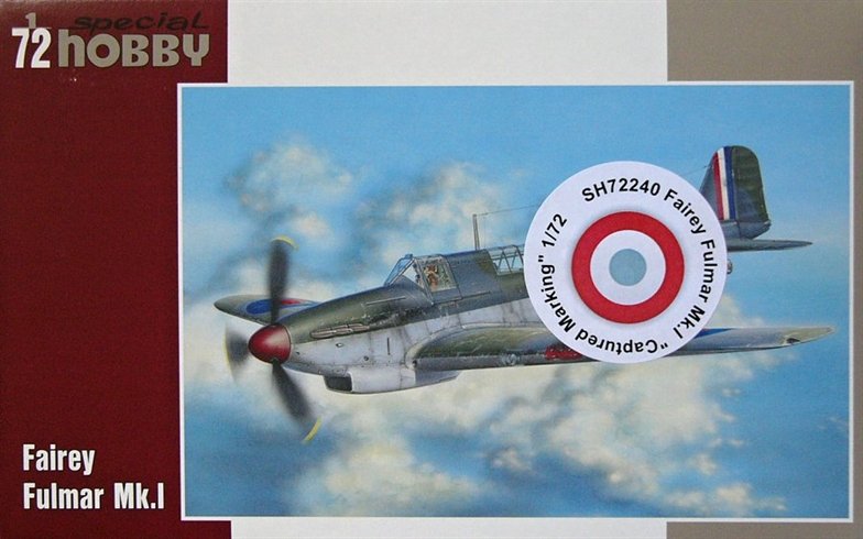 Special Hobby 72240 Fairey Fulmar Mk.I Captured Marking 1/72