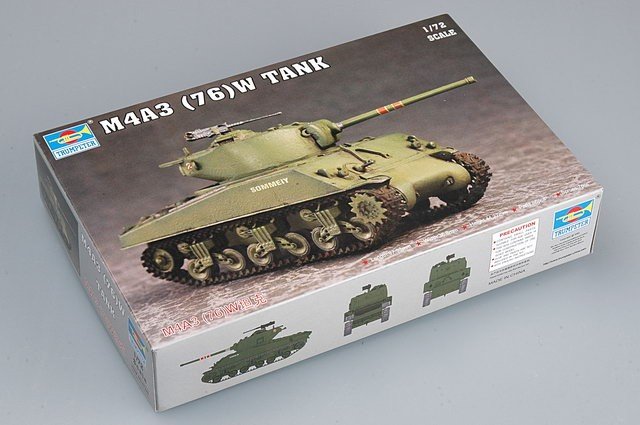 Trumpeter 07226 M4A3 76(W) TANK 1/72 – immagine 2