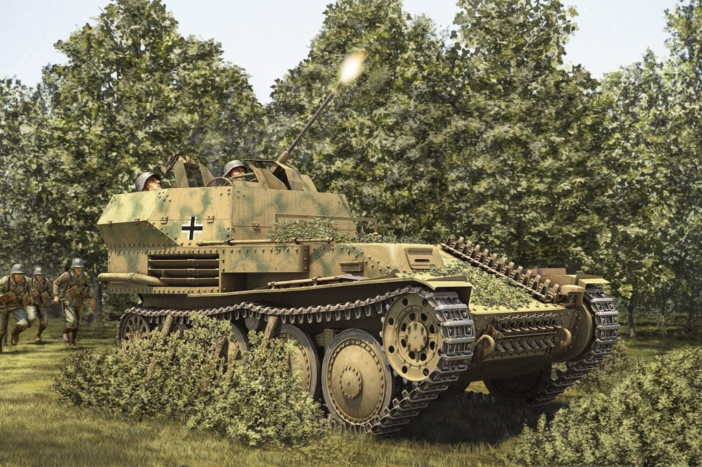 Hobby Boss 80140 German 2cm Flak 38 Pz.Kpfw .38 (t) 1/35