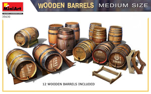 MiniArt 35630 Wooden Barrels. Medium Size 1/35 – image 4