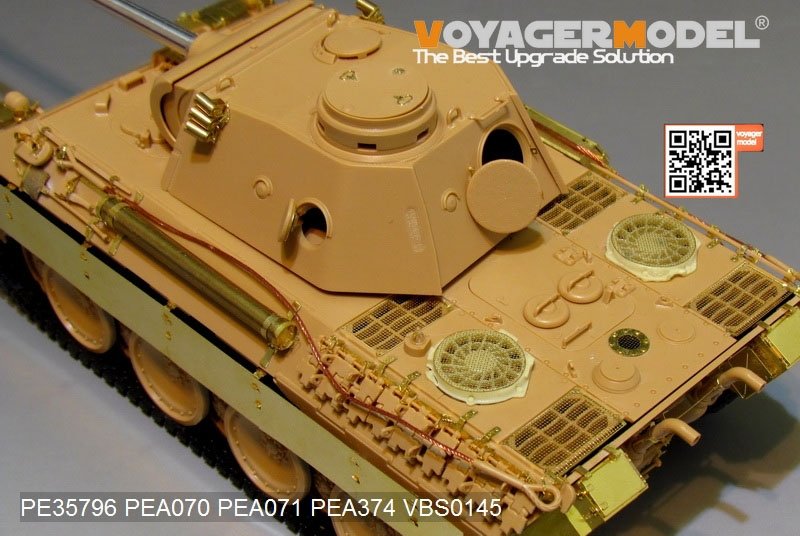 Maquette Voyager PE35796 Panther D allemand de base de la Seconde Guerre mondiale (pour TAMIYA 35345) 1/35 – image 4