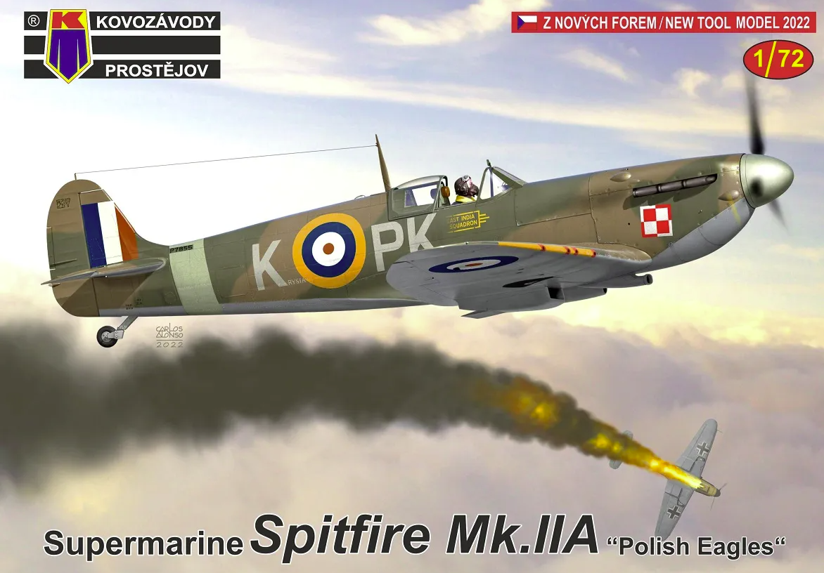 Kovozavody Prostejov KPM0303 Spitfire Mk.IIa &amp;quot;Polish Eagles&amp;quot; 1/72