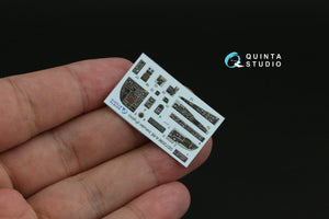 Quinta Studio QD72096 A-6E Intruder 3D-Printed &amp; coloured Interior on decal paper (Fujimi) 1/72