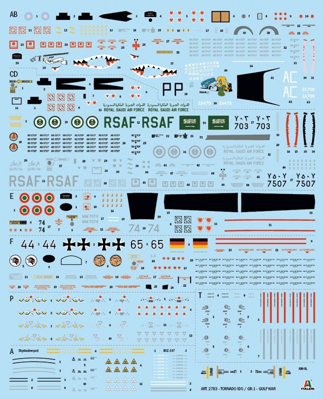 Italeri 2783 TORNADO GR.1/IDS - GULF WAR 1/48 – image 7