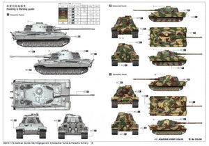 Trumpeter 00910 German Kingtiger 2in1 (Henschel Turret Porsche Turret) 1/16 – immagine 4