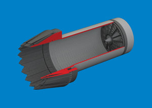 Eduard 6481087 F-35C exhaust nozzle PRINT TAMIYA 1/48 – imagen 4