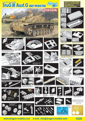 Dragon 6320 StuG. III Ausf. G Early Production 1/35 – immagine 2
