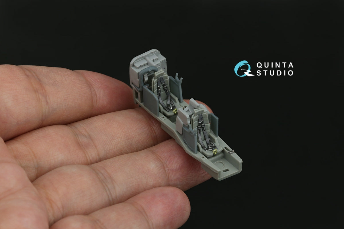 Quinta Studio QD+72191 AH-1Z 3D-Printed &amp; coloured Interior on decal paper (Dream Model) 1/72