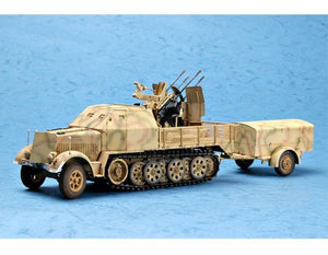 Trumpeter 01524 German 2cm Flakvierling 38 auf Selbstfahrlafette 1/35 – Bild 2