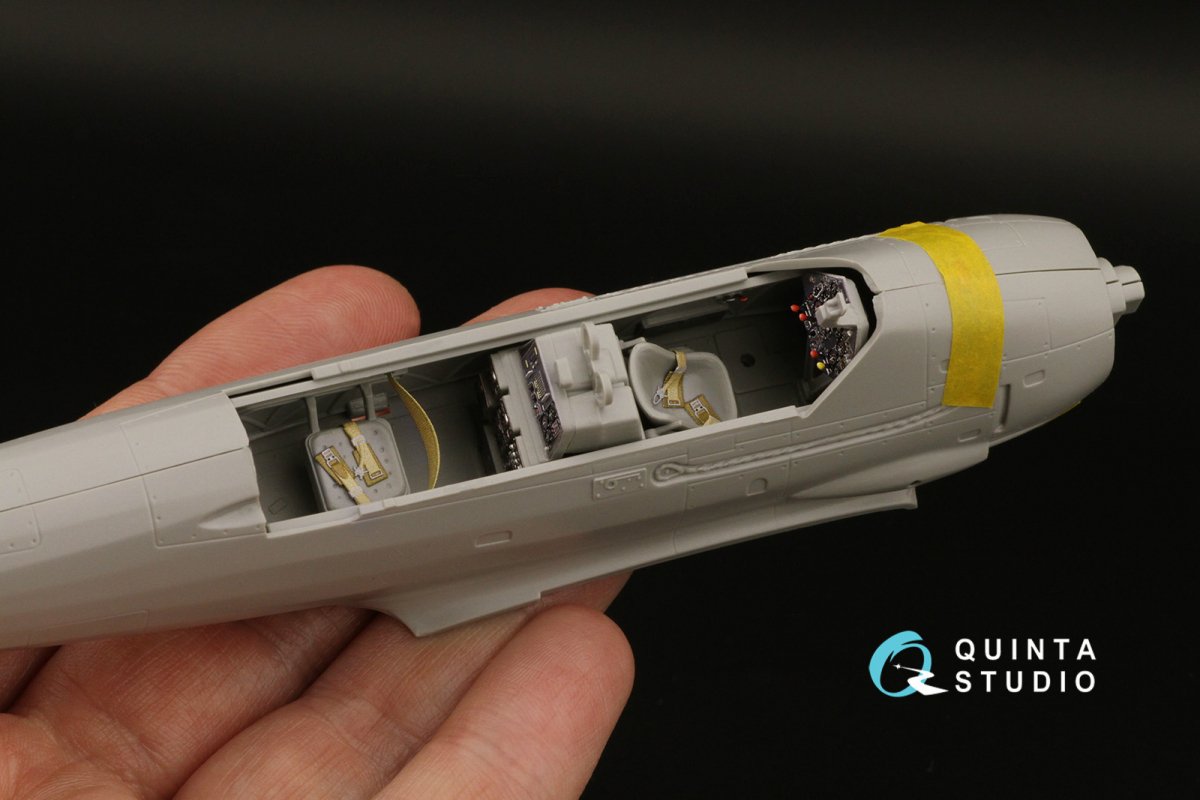 Quinta Studio QD48289 Ar 196A-3 3D-Printed &amp;amp; coloured Interior on decal paper (Italeri) 1/48 – imagen 11