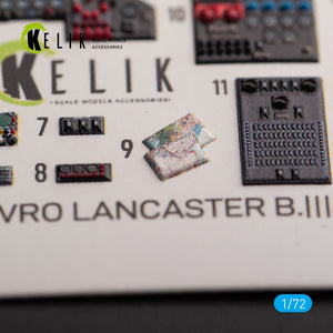 KELIK K72158 AVRO LANCASTER B.III - interior 3D decals for Airfix kit 1/72 – image 4