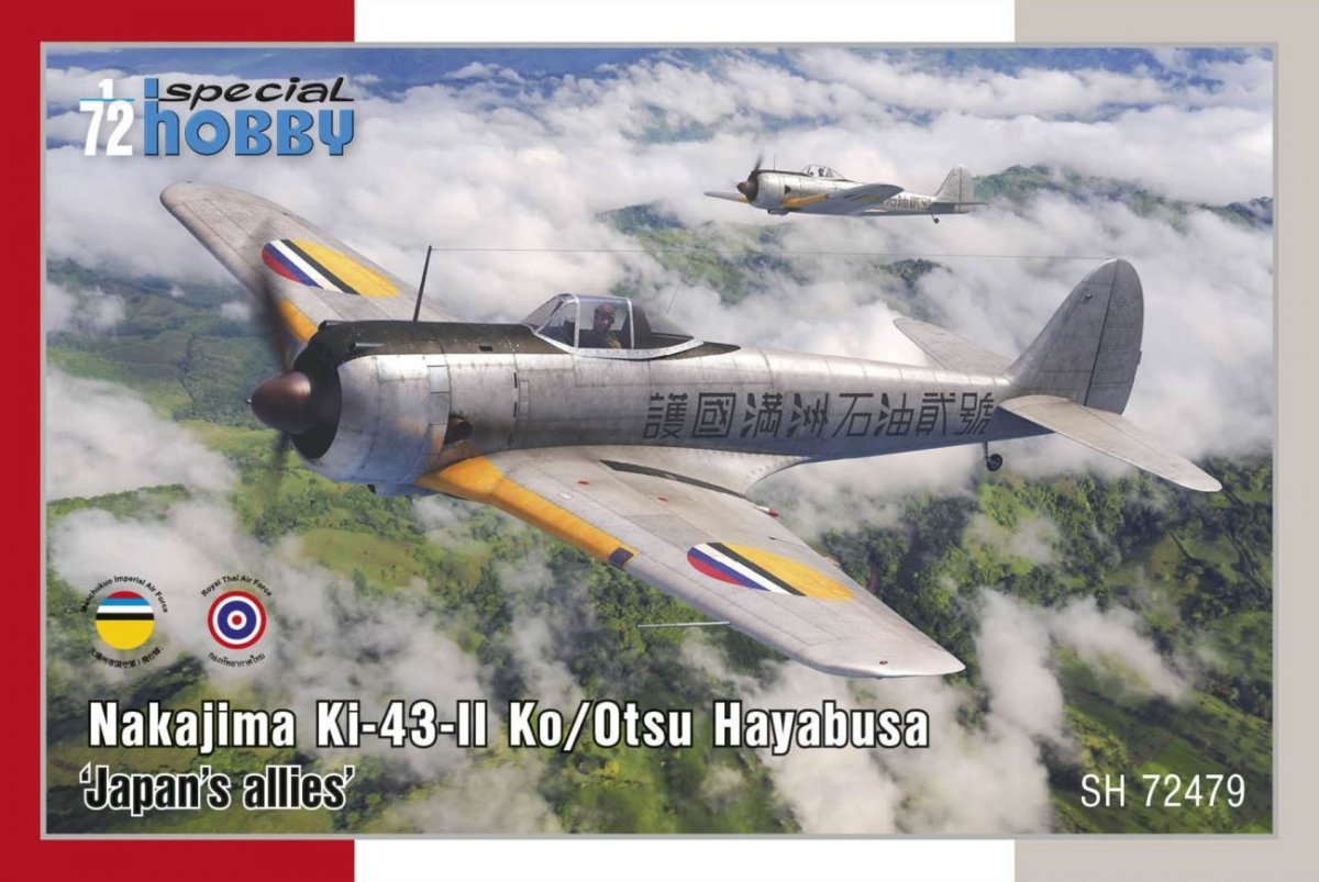 Special Hobby 72479 Nakajima Ki-43-II Ko/Otsu Hayabusa &amp;#39;Les alliés du Japon&amp;#39; 1/72