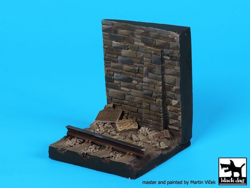Black Dog D35098 Wall with rail base 1/35 – Bild 4