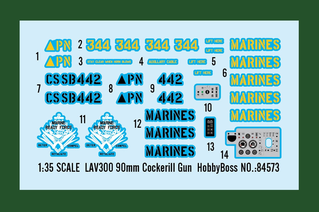 Hobby Boss 84573 LAV300 Canon Cockerill 90 mm 1/35 – image 3