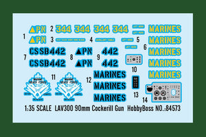 Hobby Boss 84573 LAV300 Canon Cockerill 90 mm 1/35 – image 3
