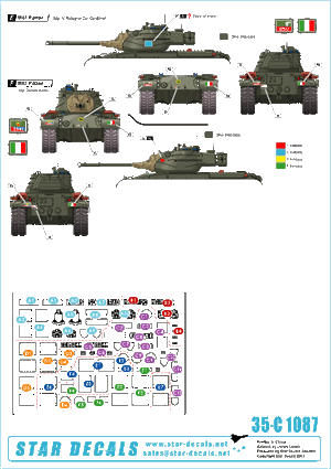 Star Decals 35-C1087 M47 Patton 3 1/35 – immagine 2