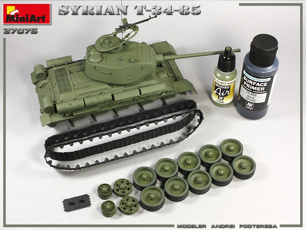 MiniArt 37075 SYRIAN T-34/85 1/35 – immagine 3