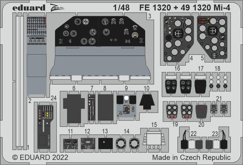 Eduard 491320 Mi-4 TRUMPETER 1/48 – immagine 2