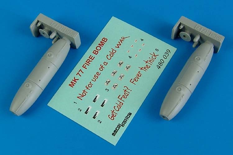 Aerobonus 480039 Mk-77Mod. 4/5/6 bombes incendiaires (1/48)