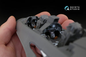 Quinta Studio QD32023 F-16D 3D-Printed &amp;amp; colored Interior on decal paper (for Academy kit) 1/32 – image 5