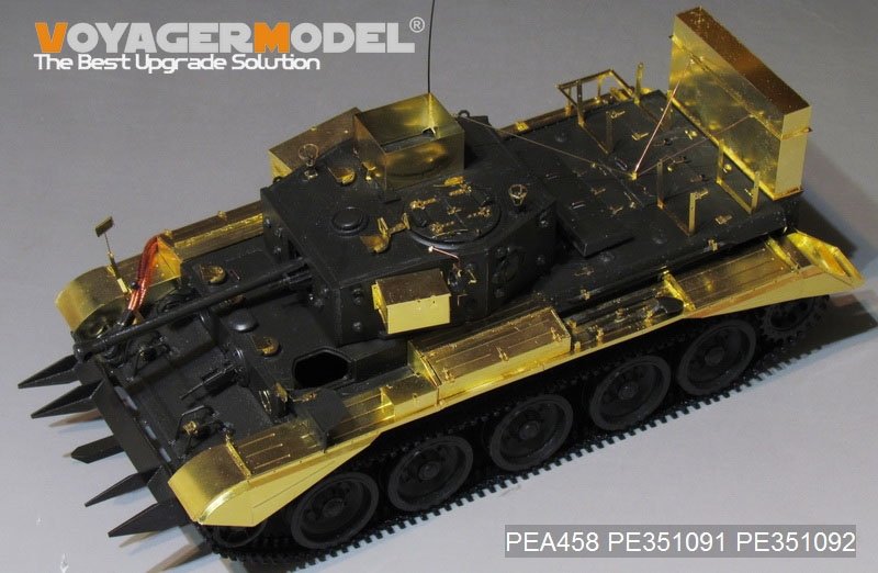 Voyager Model PEA458 WWII UK Cromwell Mk. IV/Centaur C.S.Mk IV Deep Wading Trunks（For TAMIYA 35221/35232) 1/35 – Bild 2