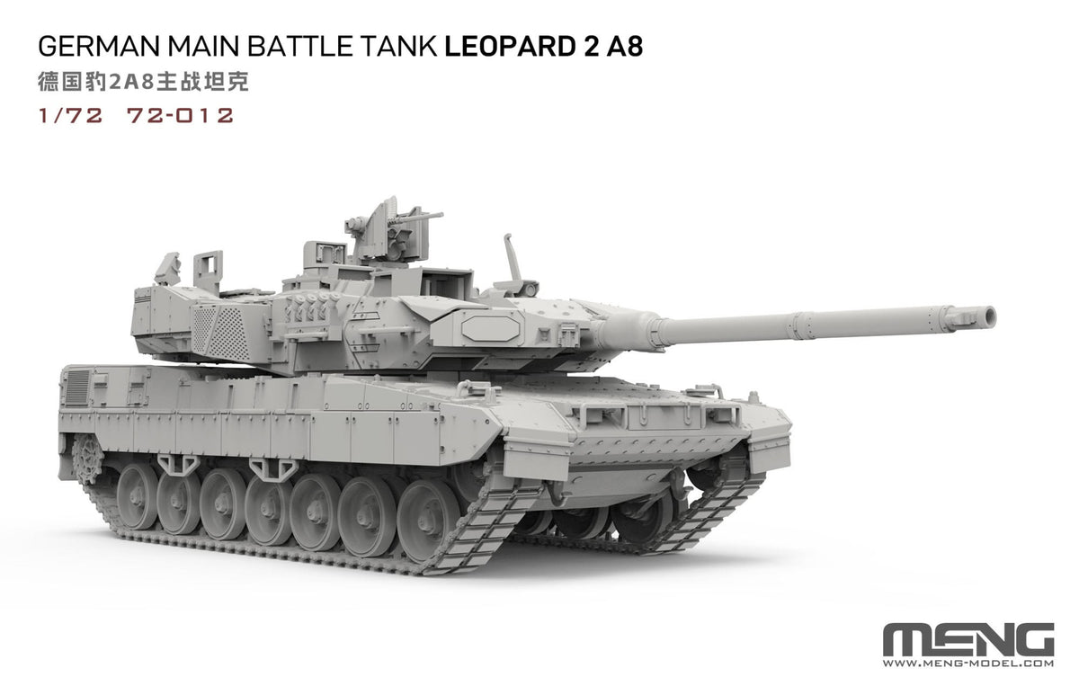 Meng 72-012 German MBT Leopard 2 A8 1/72 – image 2