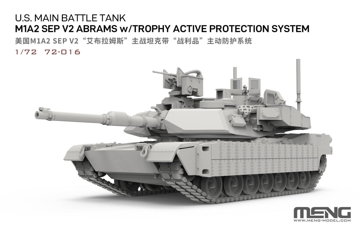 Meng 72-016 U.S. MBT M1A2 SEP V2 Abrams 1/72 – Bild 2
