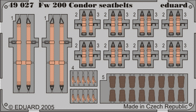 Ceintures de sécurité Eduard 49029 B-26 1/48 Revell