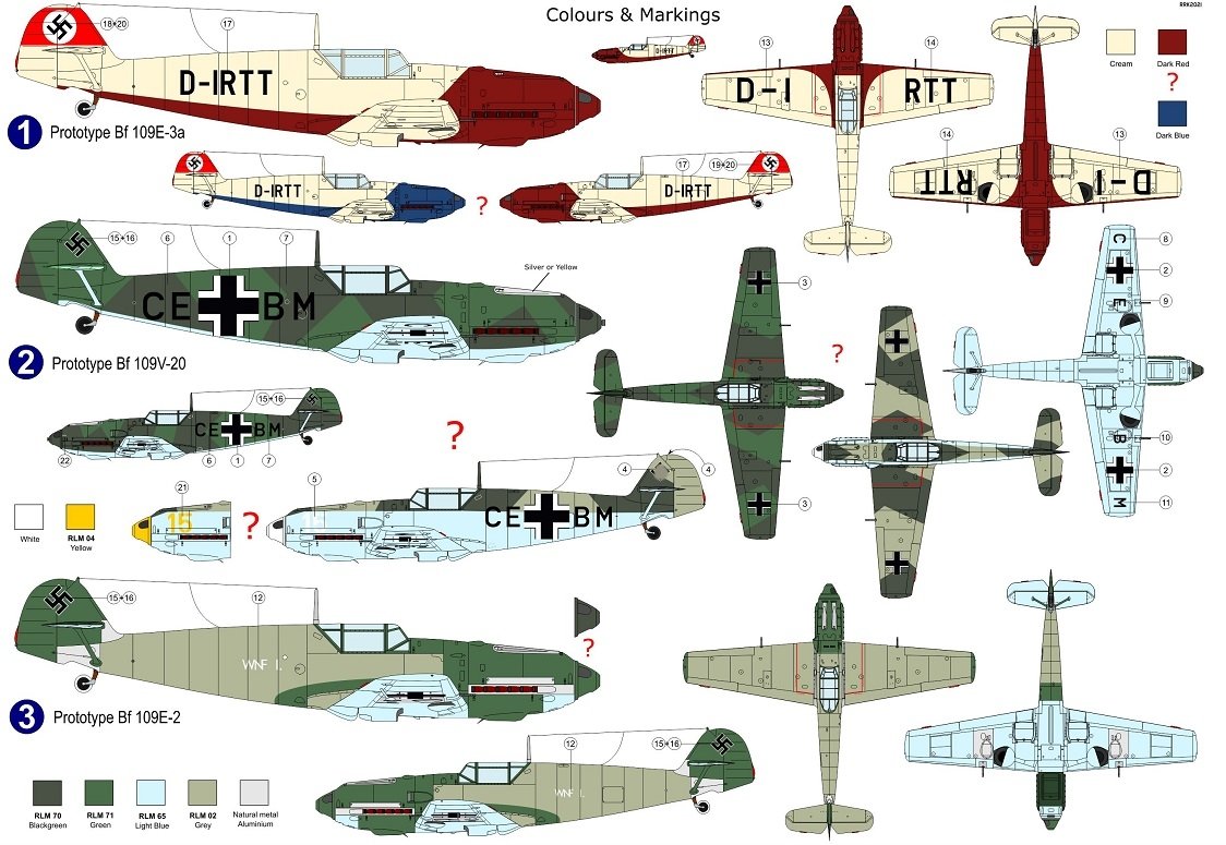 AZ Model AZ7690 Bf 109E-2/3/V-20 1/72 – immagine 2