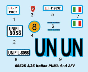 Trumpeter 05525 Italian PUMA 4x4 AFV 1/35 – immagine 4