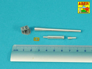 Aber 35 L-286 90 mm M-36 Tank Barrel with T-Shaped Muzzle Brake for  M47 / M48A3 Patton Tanks without Mantlet Cover 1/35 – imagen 3