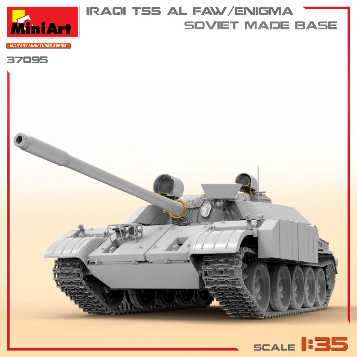 MiniArt 37095 IRAQI T-55 AL FAW/ENIGMA. SOVIET MADE BASE 1/35 – Bild 7