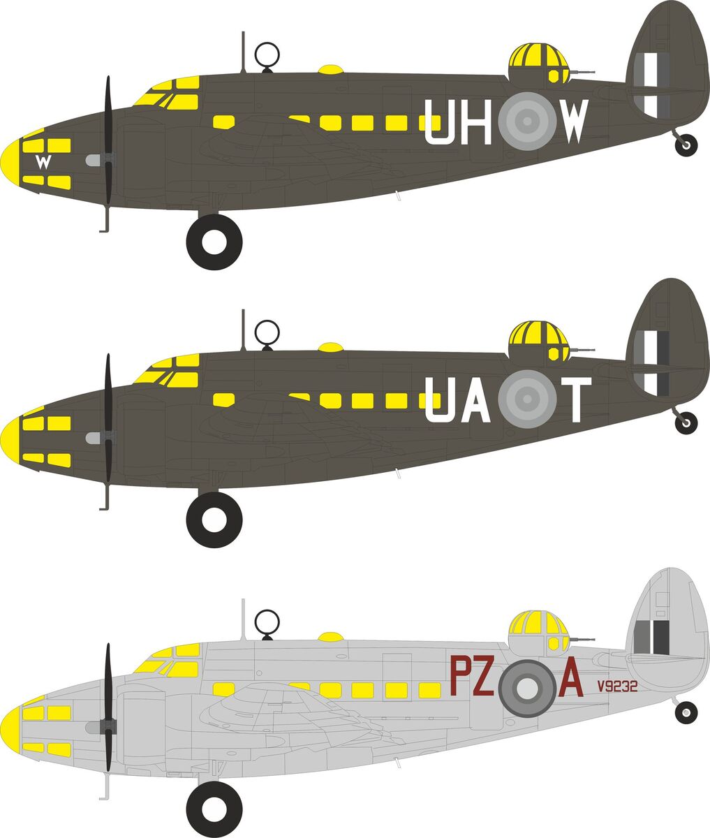 Eduard EX1201 Lockheed Hudson Mk.III - Code Letters for ICM 48331 Kit 1/48