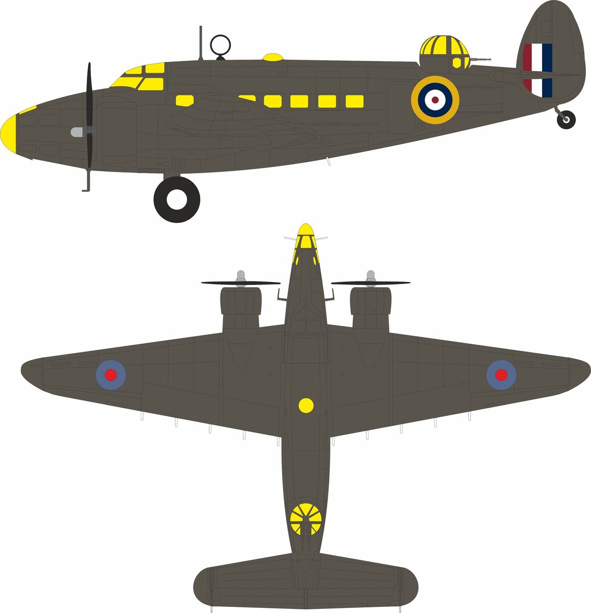 Eduard EX1200 Lockheed Hudson Mk.III - National Insignia for ICM Kits 1/48