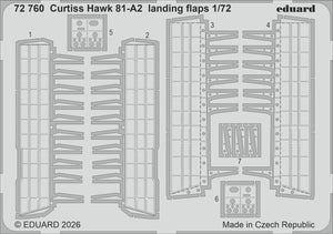 Eduard 72760 Curtiss Hawk 81-A2 - Landing Flaps for Arma Hobby Kits 1/72