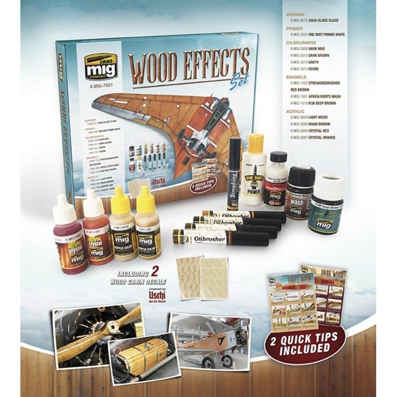 AMMO of Mig Jimenez 7801 WOOD EFFECTS SET – imagen 2